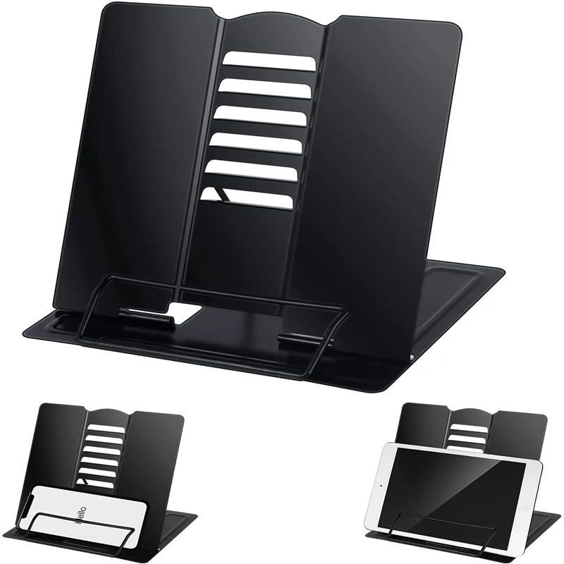 Document Holder Stand - Adjustable Portable Metal Adjust Reading Book