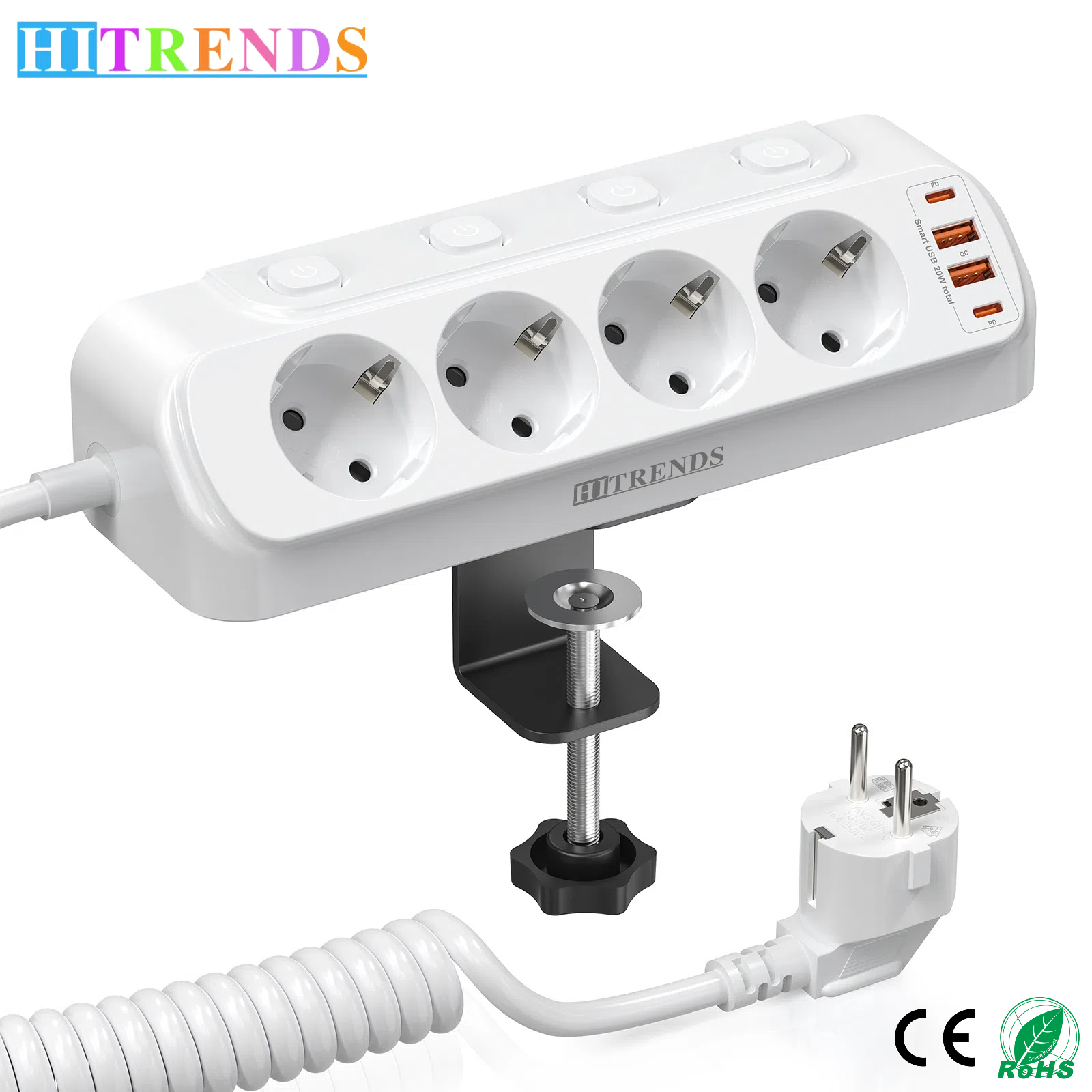 Power Strip Desk - Eu plug Multi-function power board 2