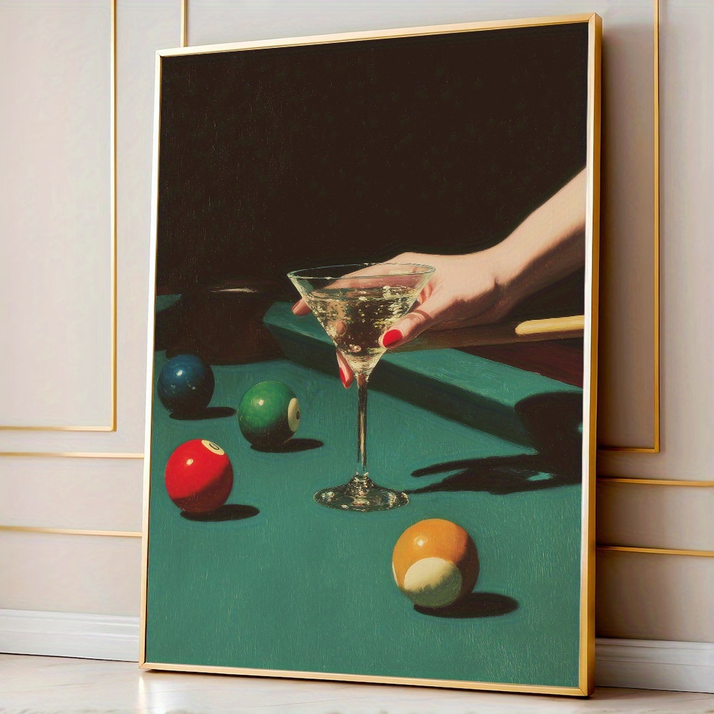 1pc Vintage Billiards Cocktail - Home Office Minimalist avis et prix
