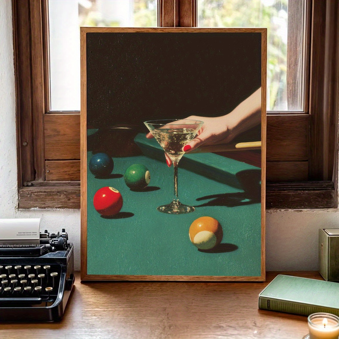 1pc Vintage Billiards Cocktail - Home Office Minimalist avis et prix