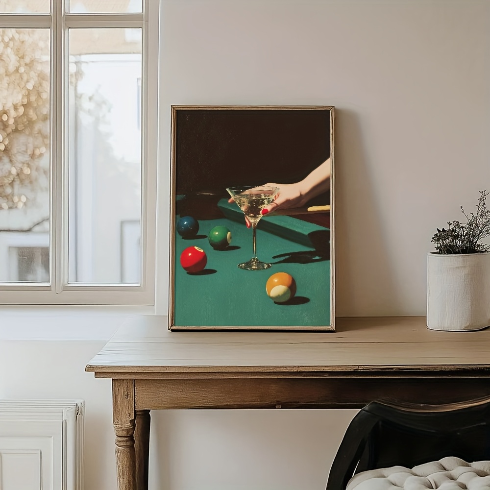 1pc Vintage Billiards Cocktail - Home Office Minimalist avis et prix