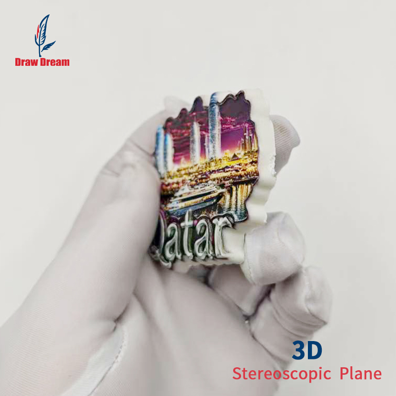 1Pc Qatar 3D Stereo Refrigerat - Home Office Qatar avis et prix