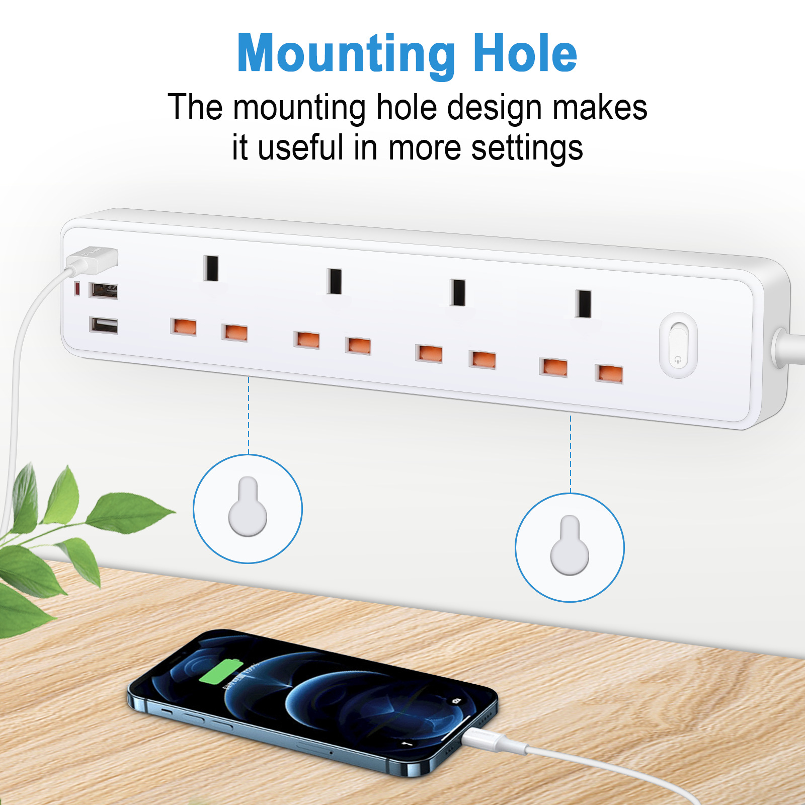 Power Strip Electric Socket UK - Power Strip Desk avis et prix