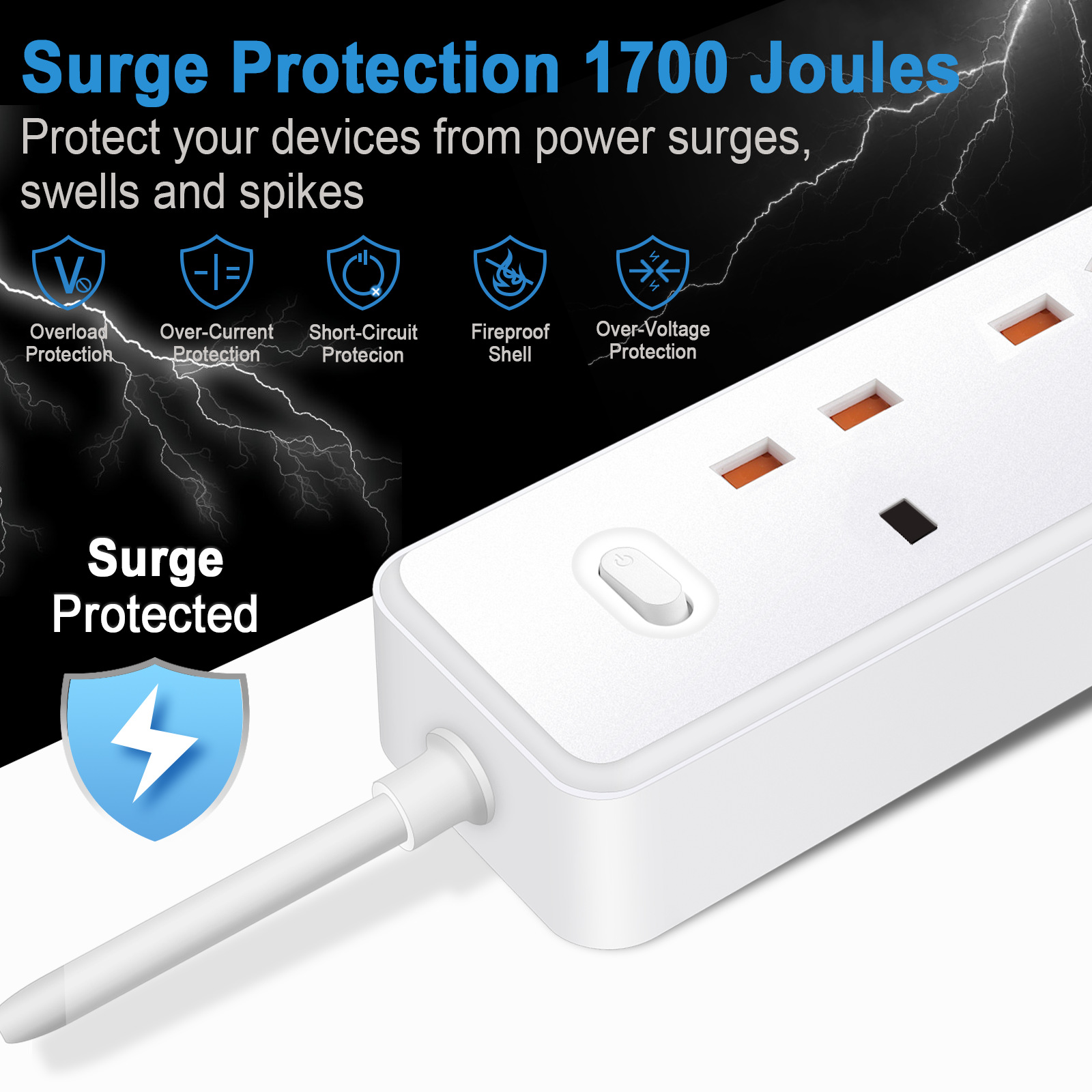 Power Strip Electric Socket UK - Power Strip Desk avis et prix