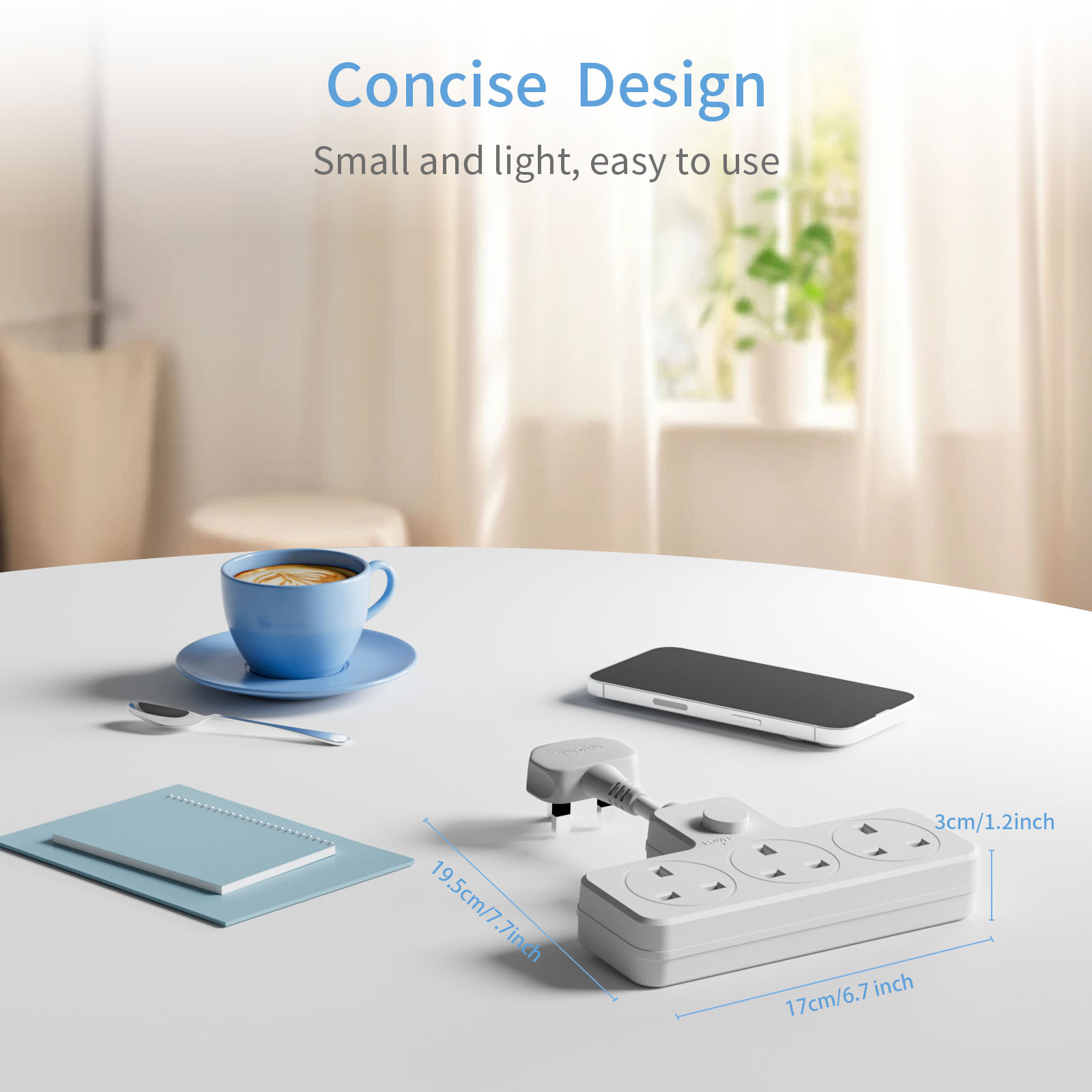 UK Power Plug Wall Outlet 13A  - Power Strip Desk avis et prix