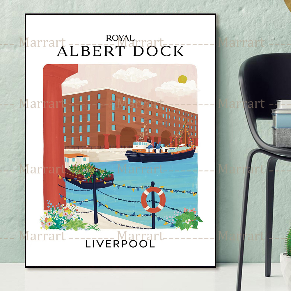 Liverpool Landmark Canvas Wall - Home Office Liverpool avis et prix