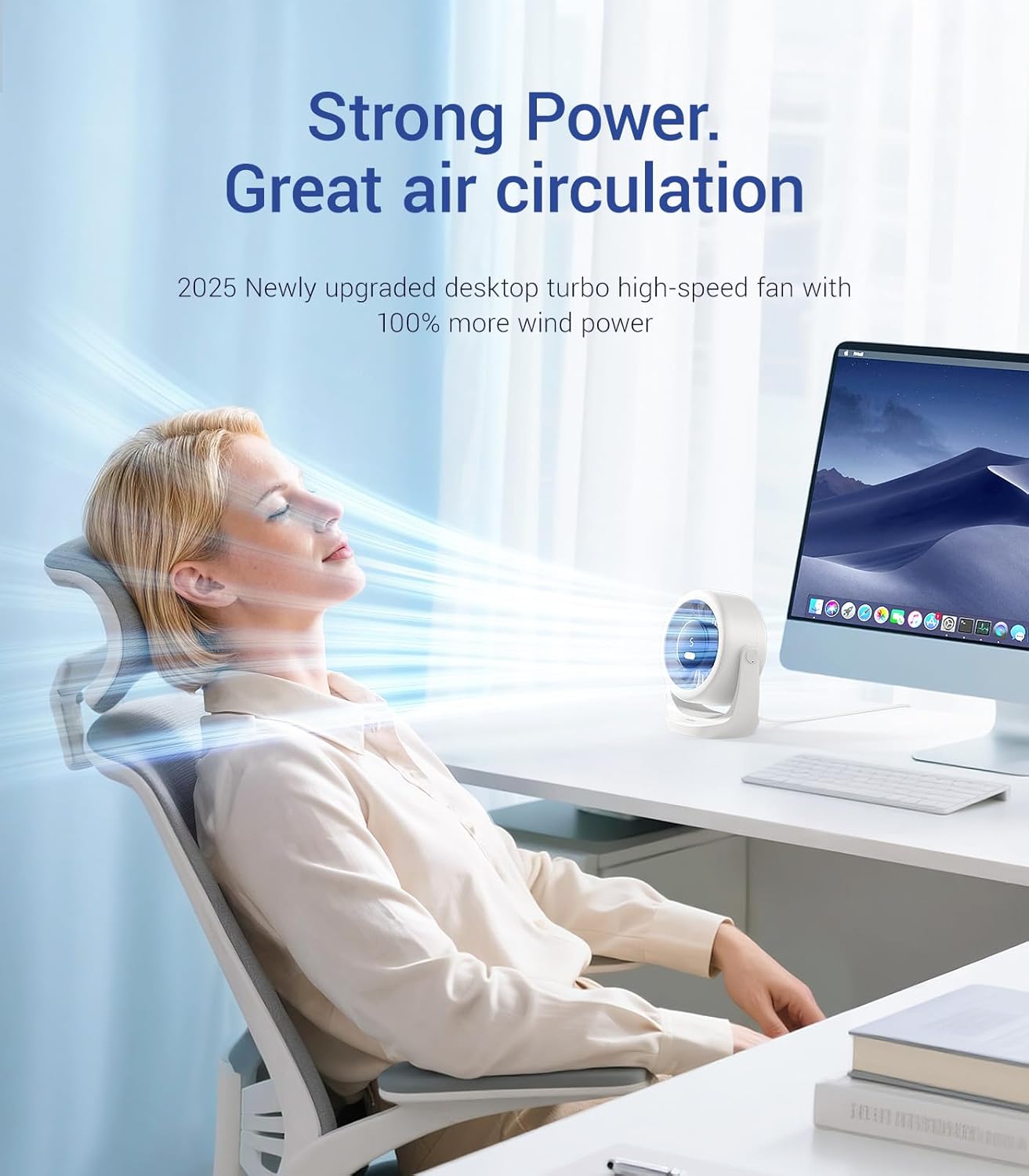 USB Desk Turbo Fan, Ultra-Quie - Usb Desk Fan avis et prix