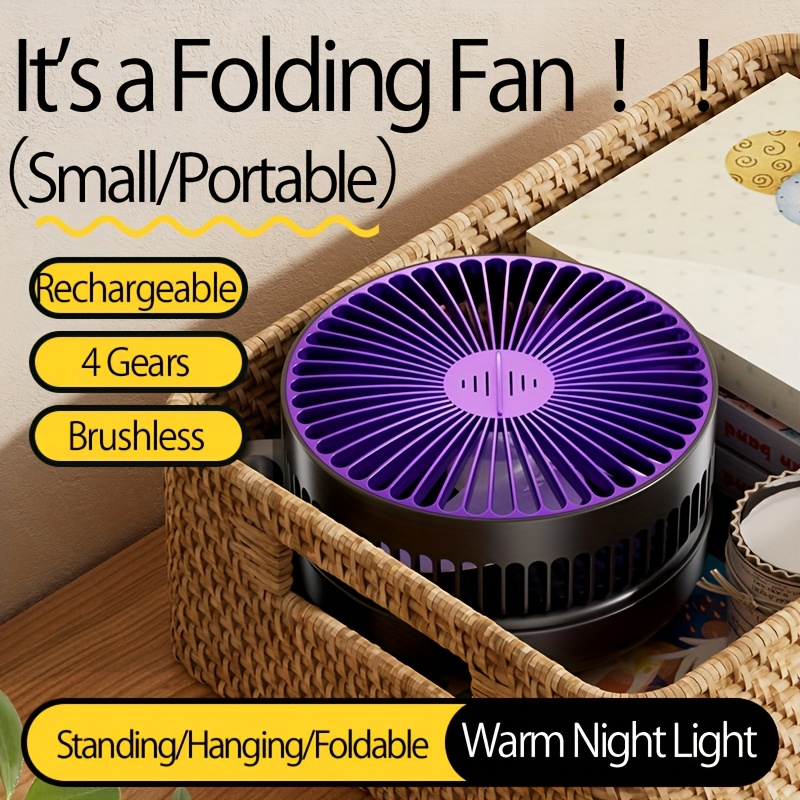 2-in-1 Desktop & Wall Fan, 4 S - Usb Desk Fan avis et prix