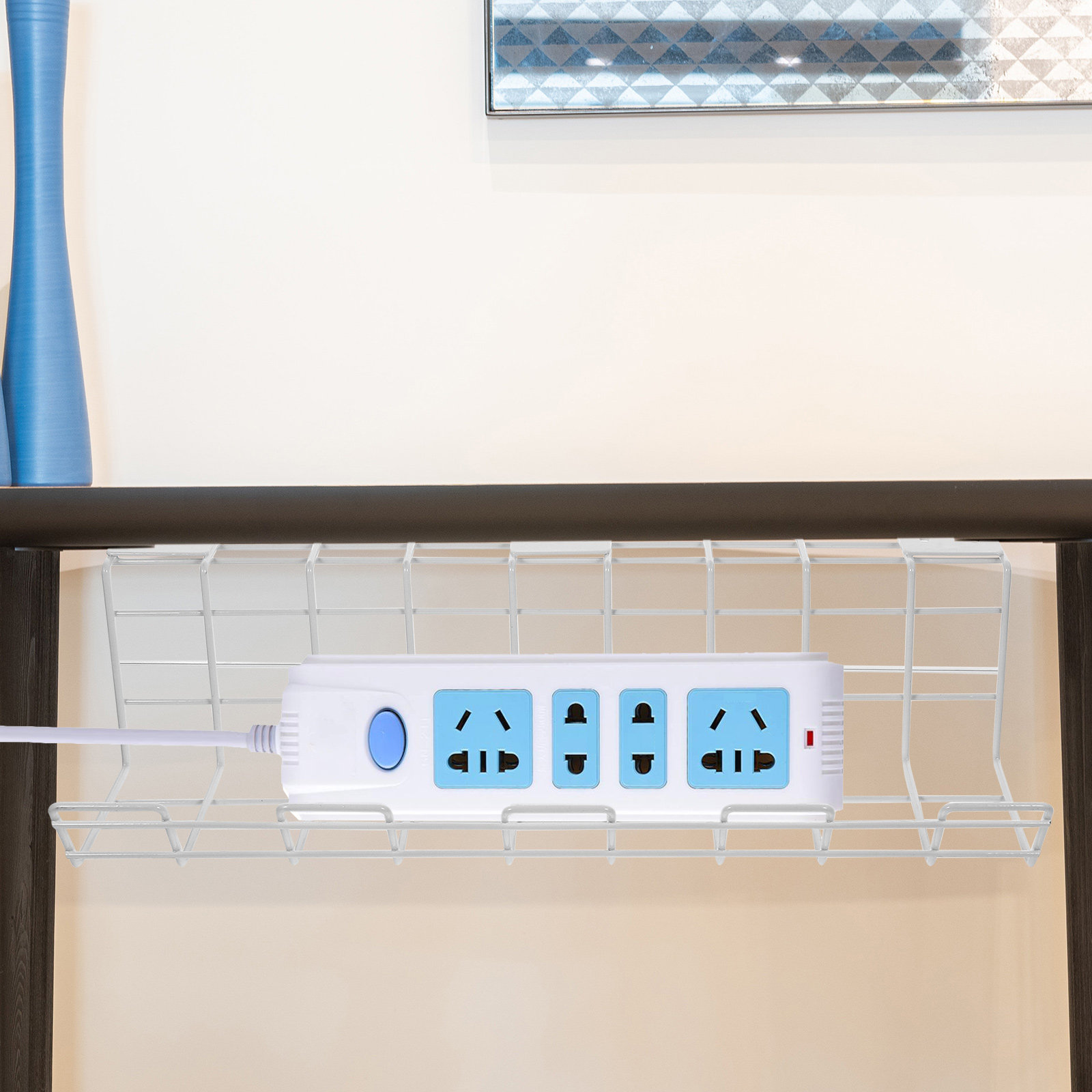 2Pcs Under Desk Cable Storage  - Power Strip Desk avis et prix
