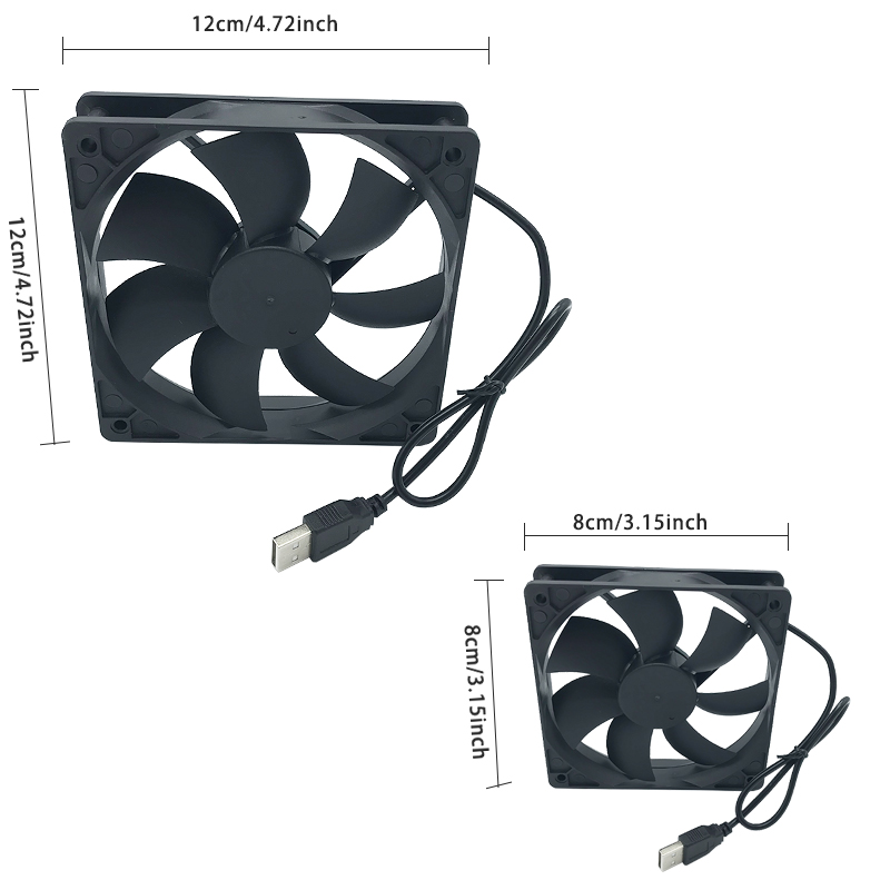 8/12cm 12V USB Powered Compute - Usb Desk Fan avis et prix