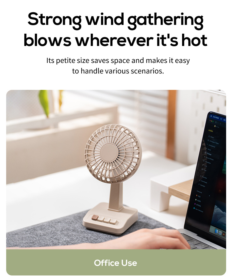 2026 New Retro Desktop Fan Por - Usb Desk Fan avis et prix