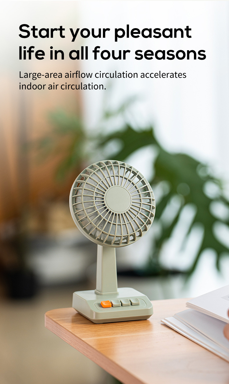 2026 New Retro Desktop Fan Por - Usb Desk Fan avis et prix