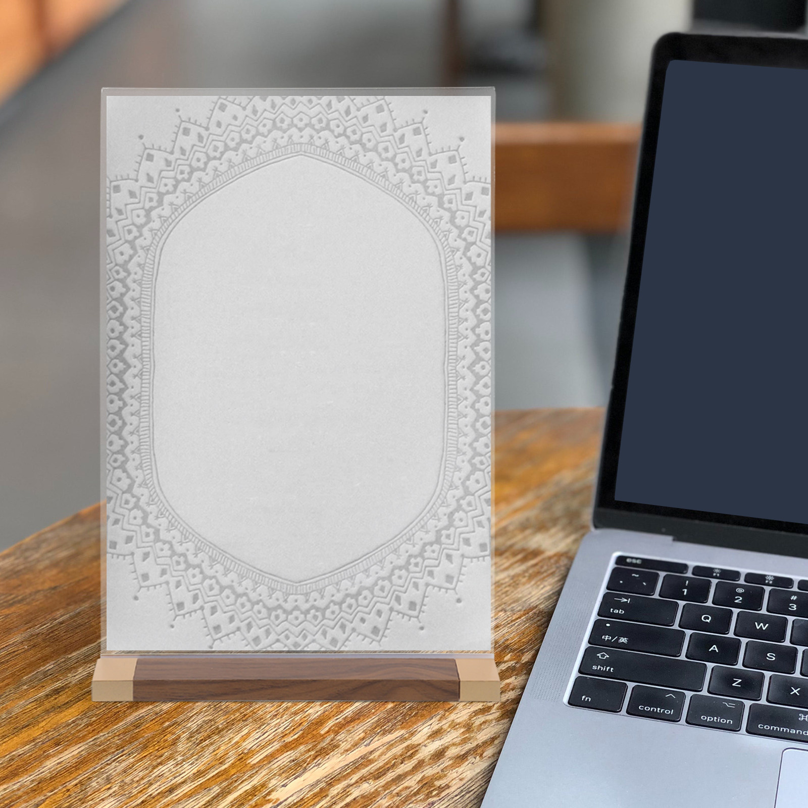 Tabletop Hu Wood Display Stand - Document Holder Stand avis et prix