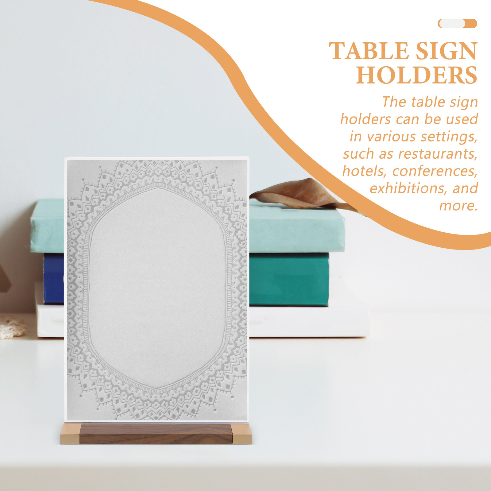 Tabletop Hu Wood Display Stand - Document Holder Stand avis et prix