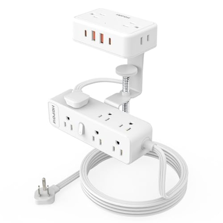 Dual Layer Desk Clamp Power St - Power Strip Desk avis et prix