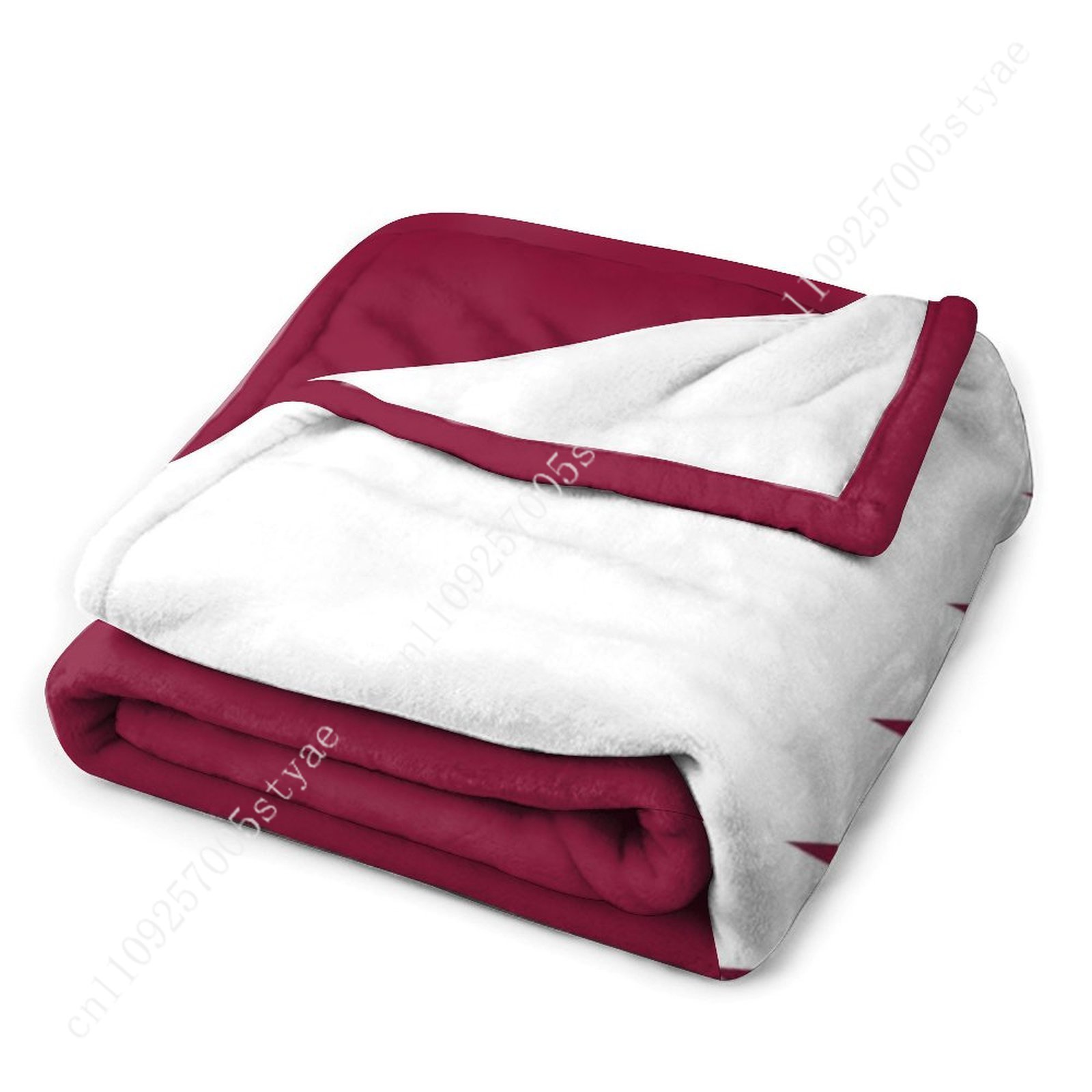 Qatar Flag Flannel Blankets Ar - Home Office Qatar avis et prix