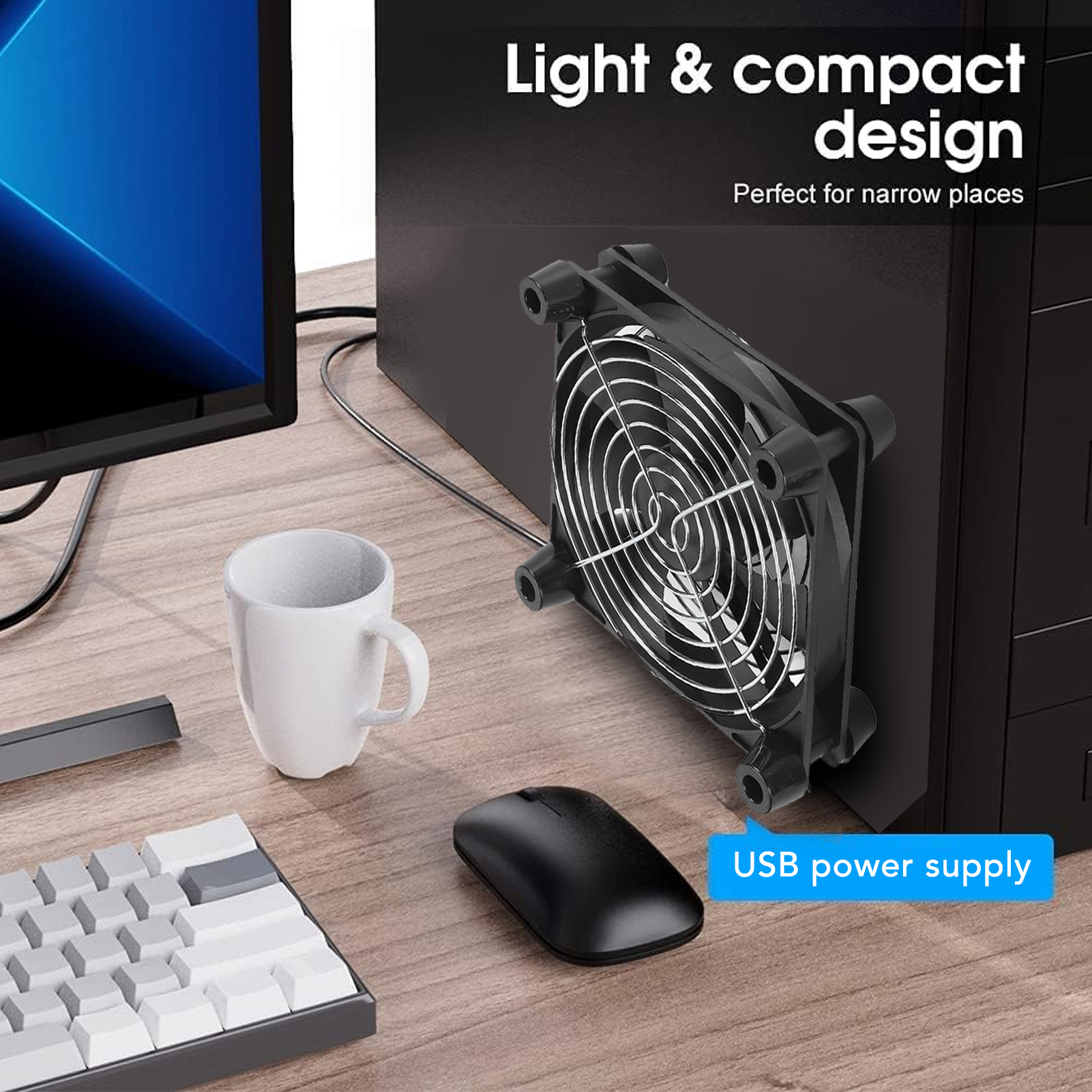 140mm Computer Case Fan 3 Spee - Usb Desk Fan avis et prix