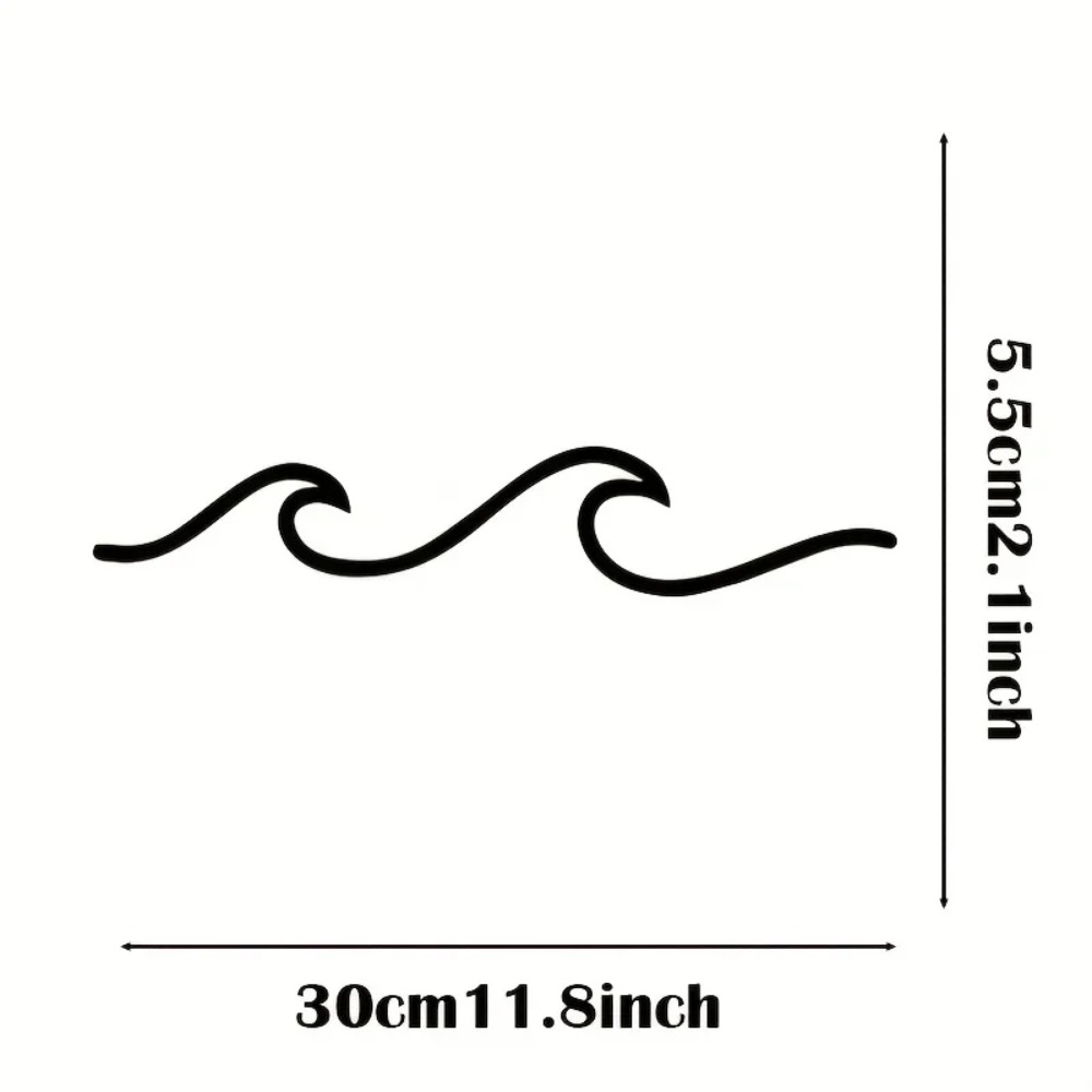 HelloYoung Metal Wave Wall Art - Home Office Minimalist avis et prix