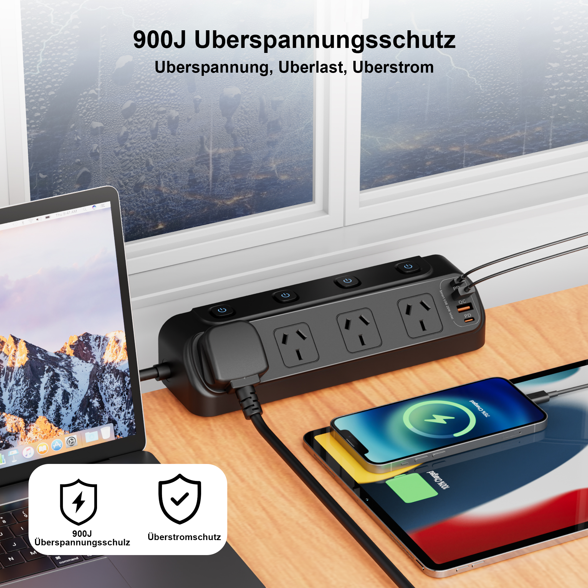 2500W Australia Au Ac Plug Mul - Power Strip Desk avis et prix