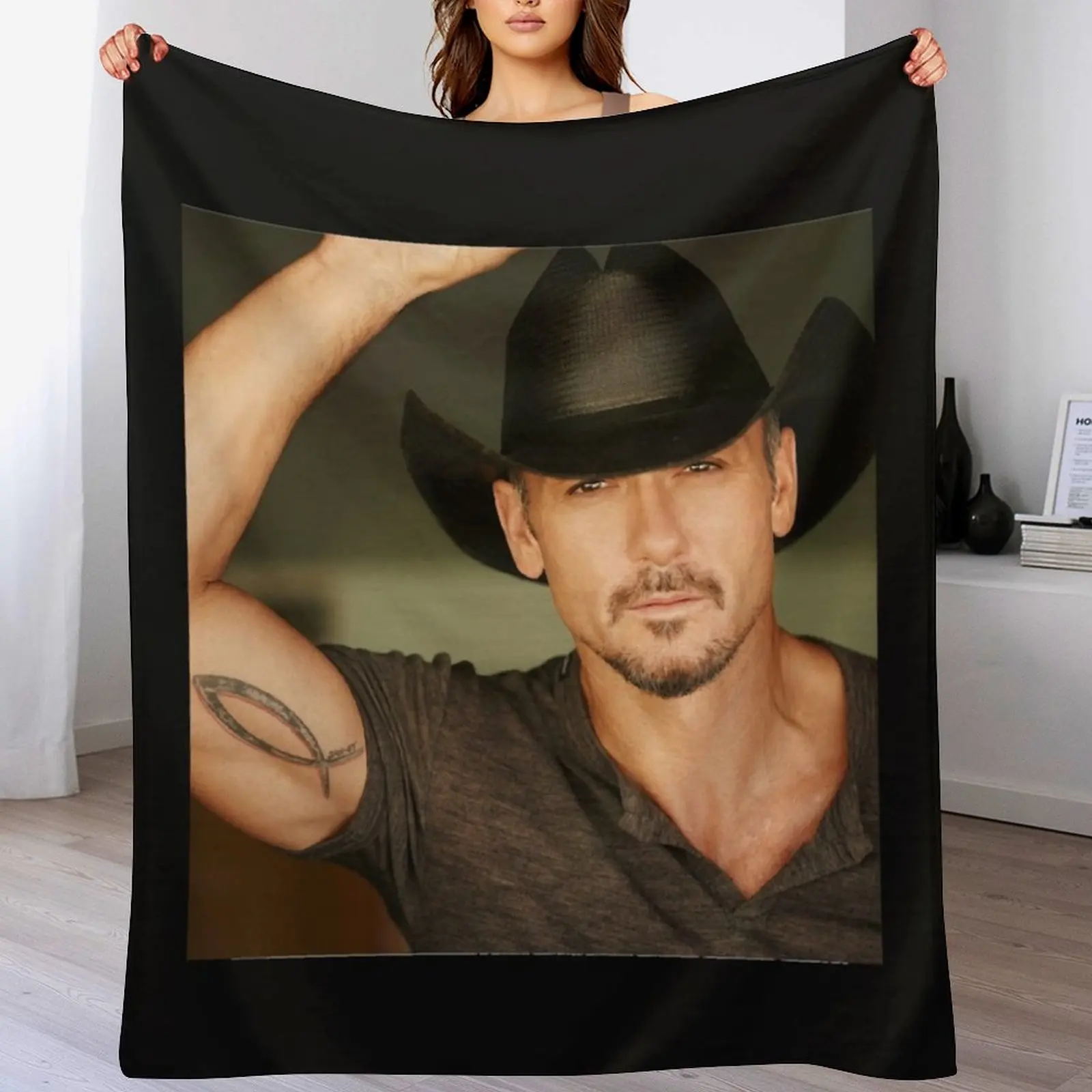 mcgraw tim Throw Blanket Warm  - Home Office Tim avis et prix