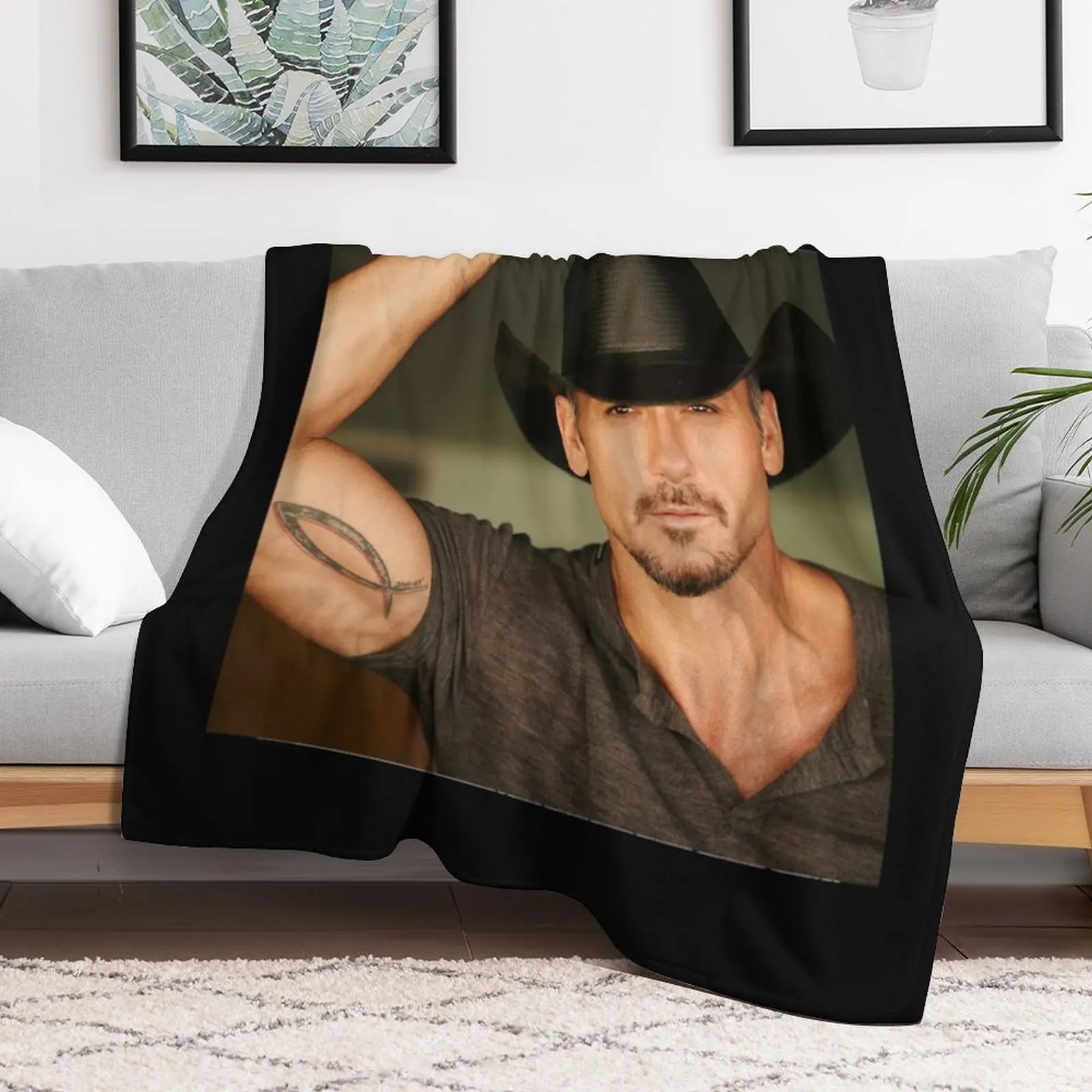 mcgraw tim Throw Blanket Warm  - Home Office Tim avis et prix