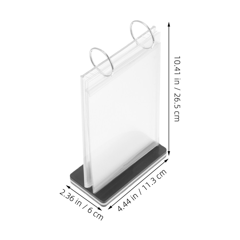 2Pcs Multi-Page Flip Menu Stan - Document Holder Stand avis et prix
