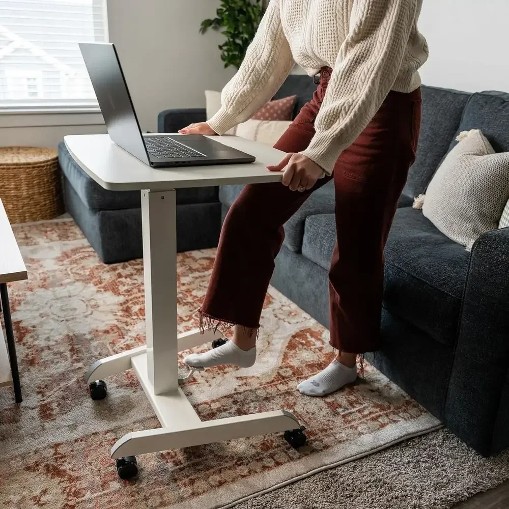 Portable Rolling Laptop Desk w - Home Office Tim avis et prix