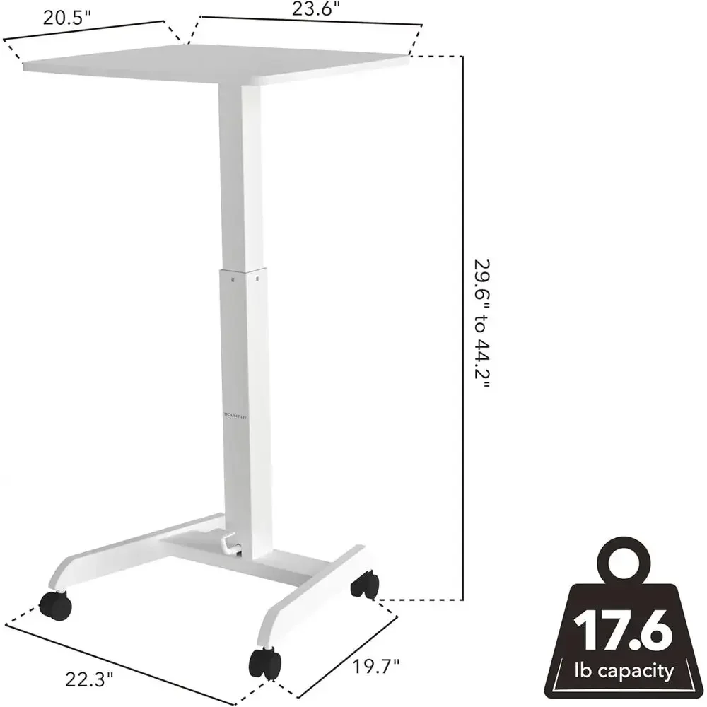 Portable Rolling Laptop Desk w - Home Office Tim avis et prix