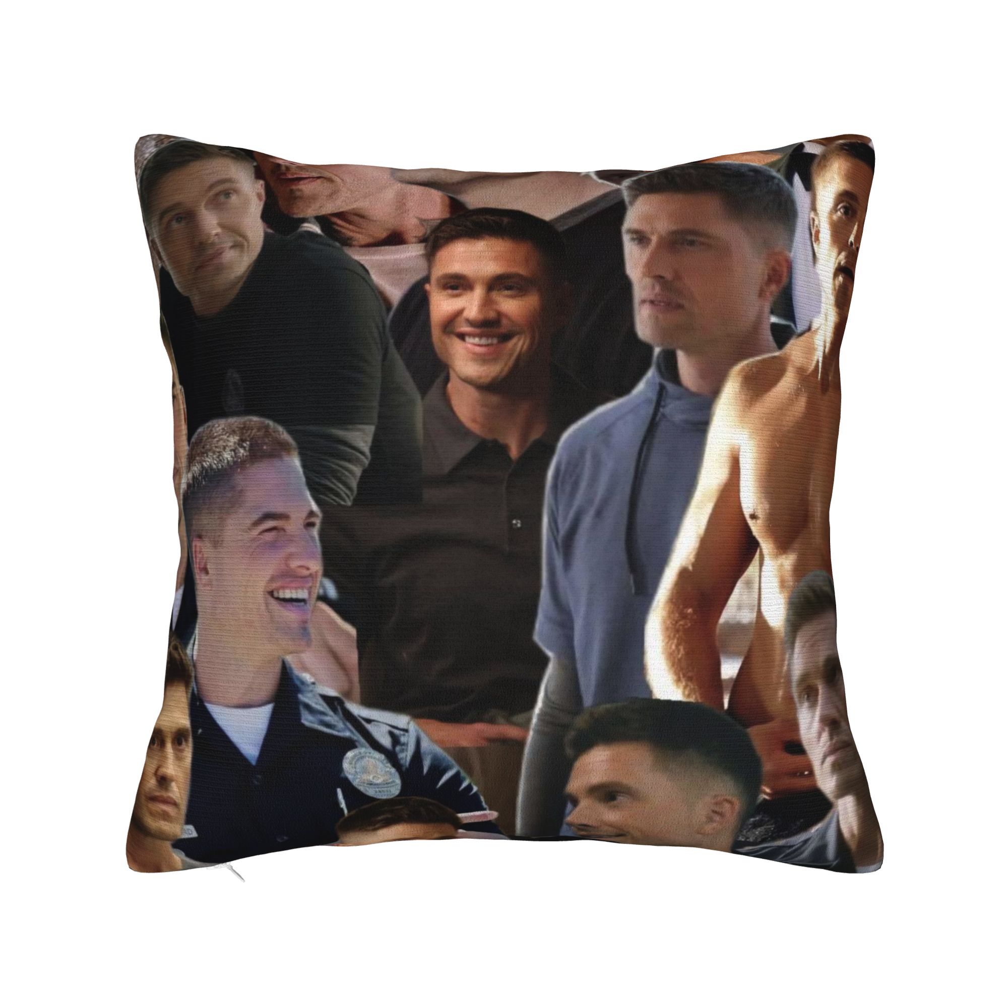 Tim Bradford Collage Pillow Ca - Home Office Tim avis et prix