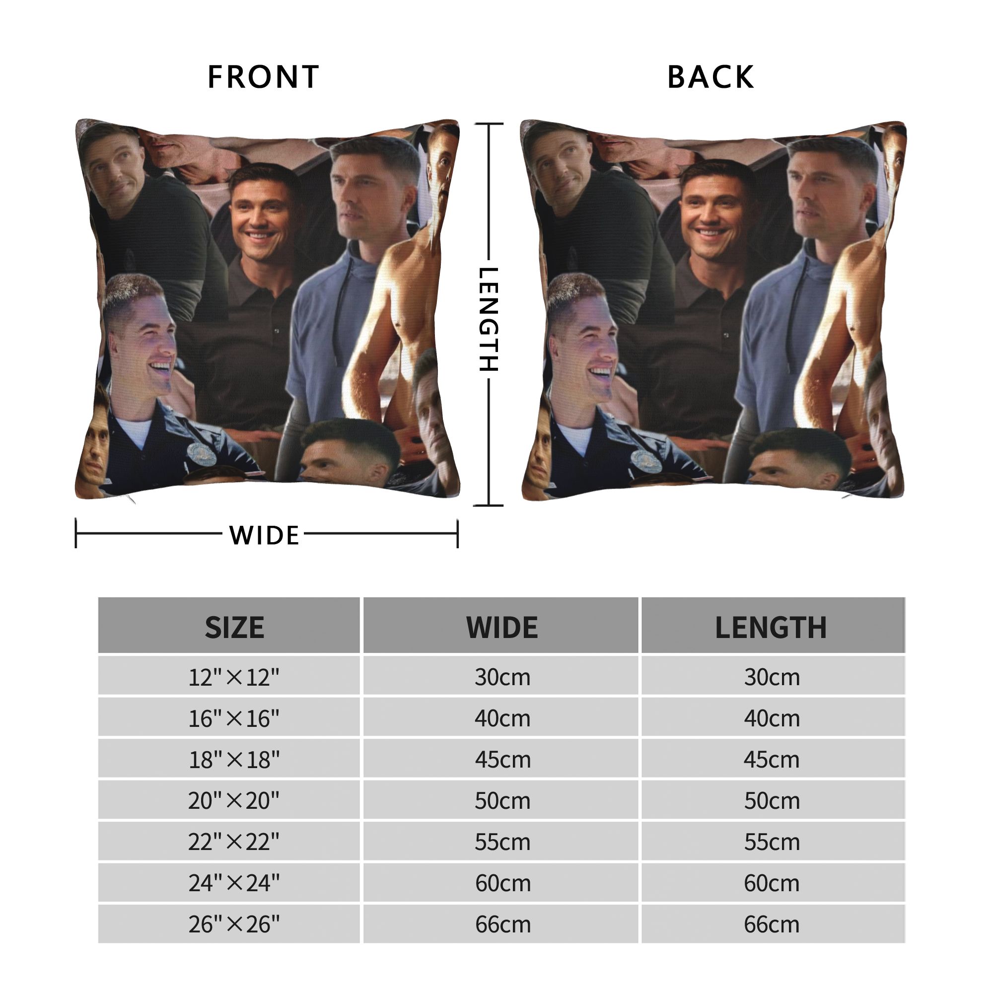 Tim Bradford Collage Pillow Ca - Home Office Tim avis et prix