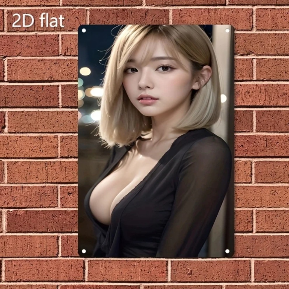 Elegant Blonde Woman Portrait  - Home Office Minimalist avis et prix