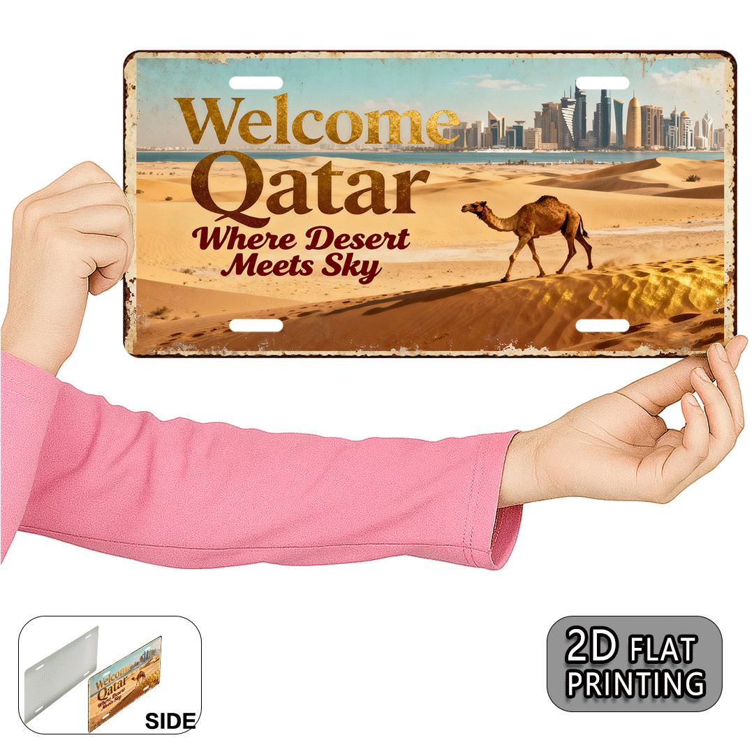 WELCOME QATAR CAMEL AL Sign -  - Home Office Qatar avis et prix