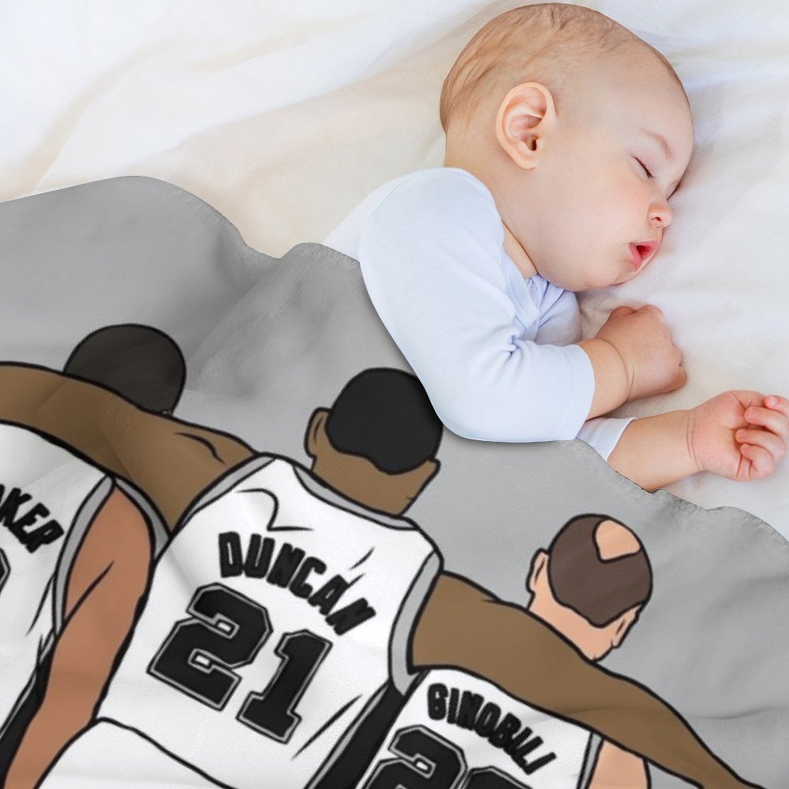 Tony, Tim & Manu Throw Blanket - Home Office Tim avis et prix