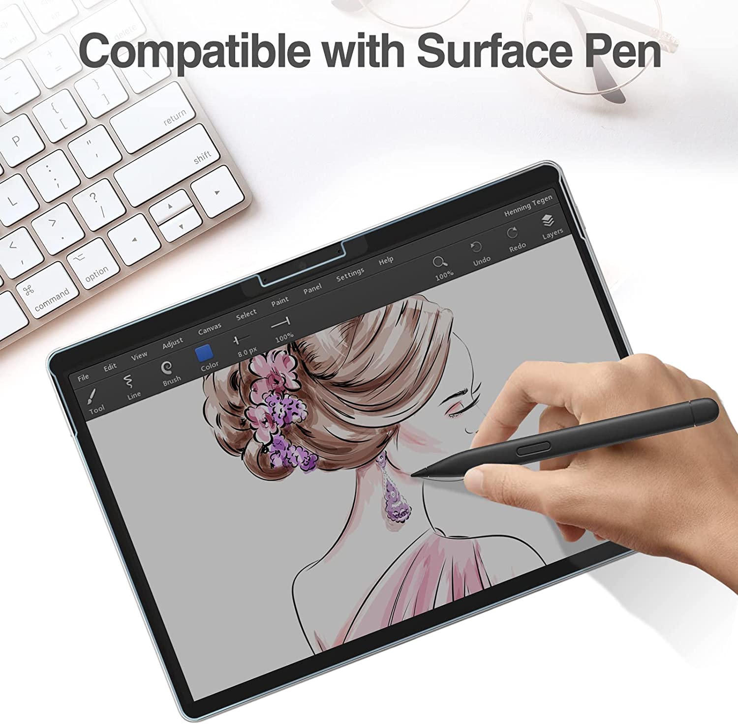 Privacy Filter Tempered Glass  - Home Office Microsoft avis et prix