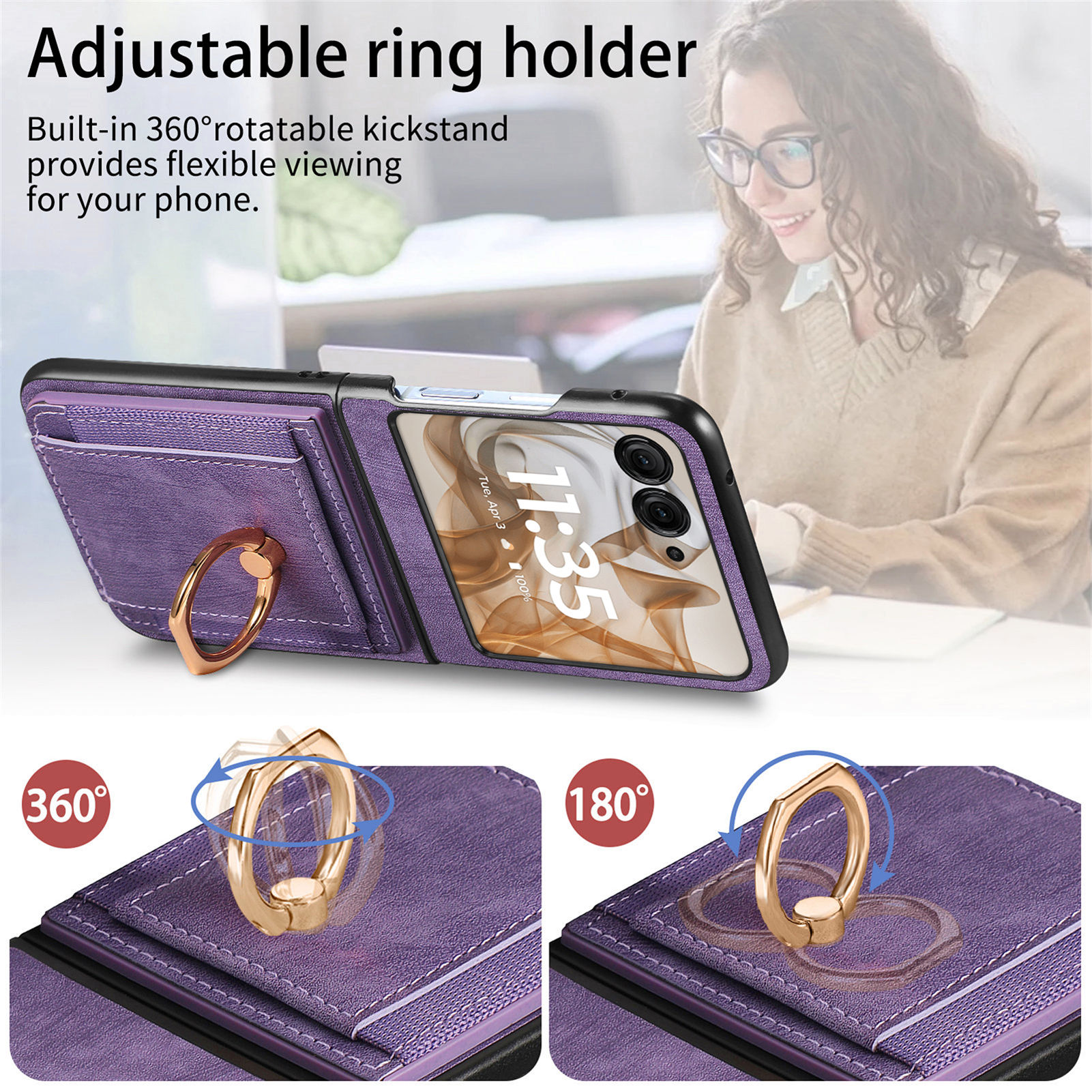 Retro Ring Holder Magnetic Lea - Document Holder Stand avis et prix