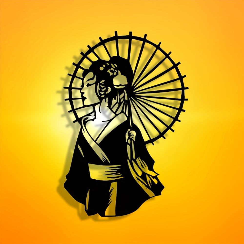 Romantic Umbrella Girl Metal S - Home Office Minimalist avis et prix