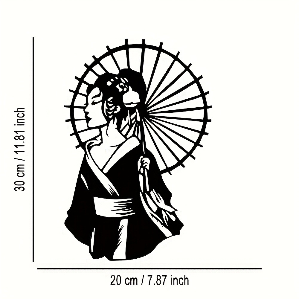 Romantic Umbrella Girl Metal S - Home Office Minimalist avis et prix