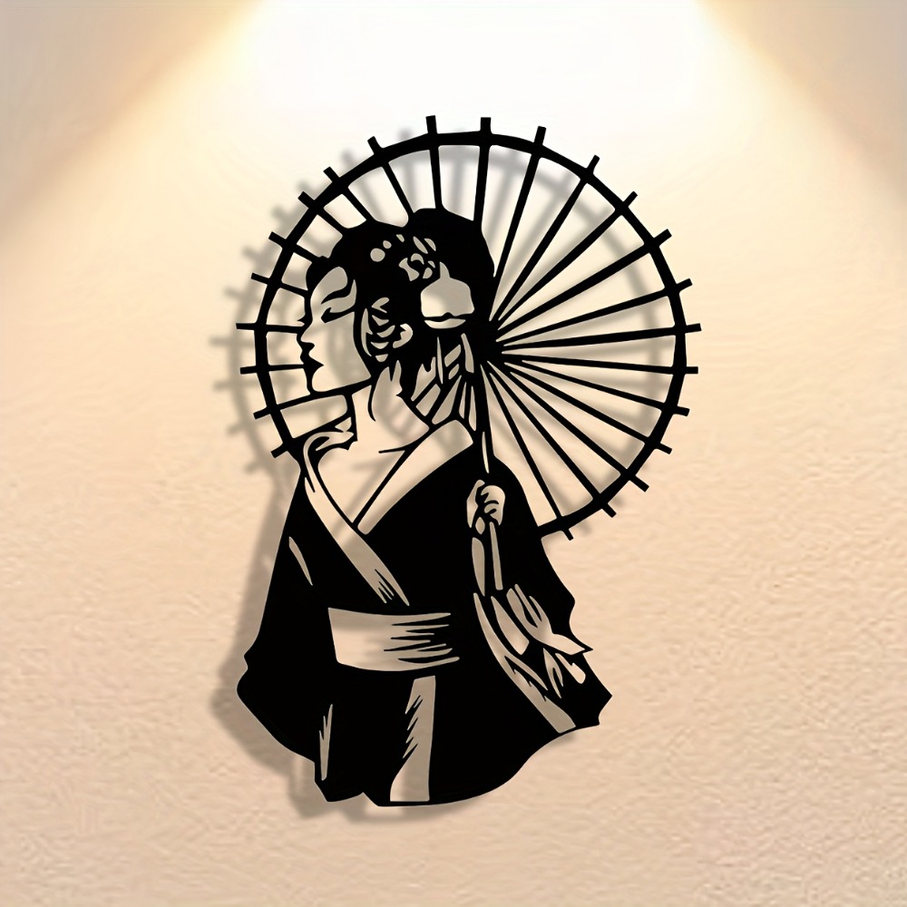 Romantic Umbrella Girl Metal S - Home Office Minimalist avis et prix
