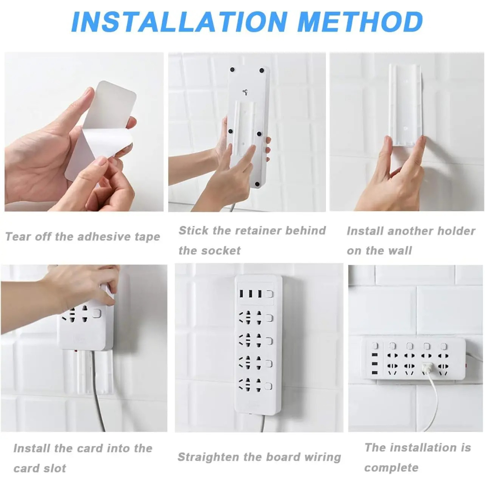 2/4 PCS Power Strip Holder No  - Power Strip Desk avis et prix