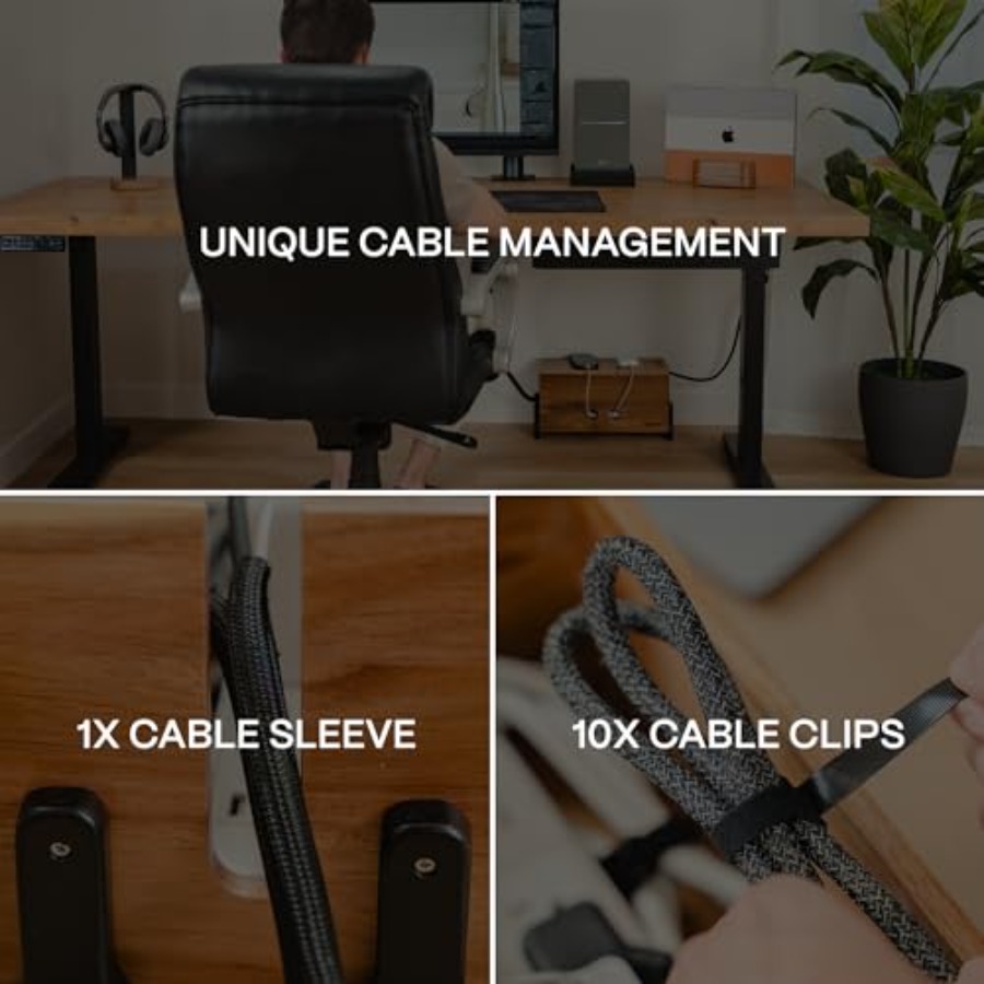 Extra Large Cable Management B - Power Strip Desk avis et prix