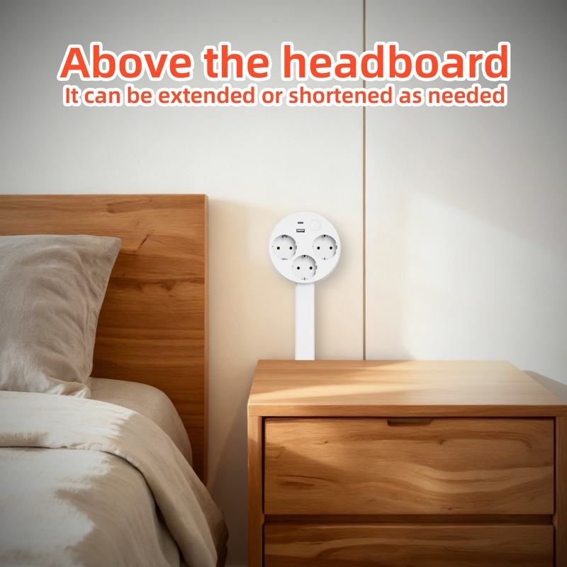 Retractable Socket Rotates Ele - Power Strip Desk avis et prix