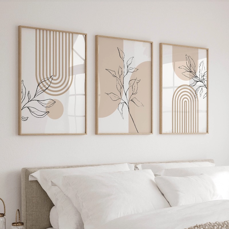 Neutral Wall Art Prints for Mo - Home Office Minimalist avis et prix