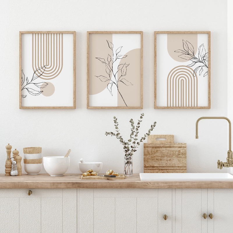 Neutral Wall Art Prints for Mo - Home Office Minimalist avis et prix