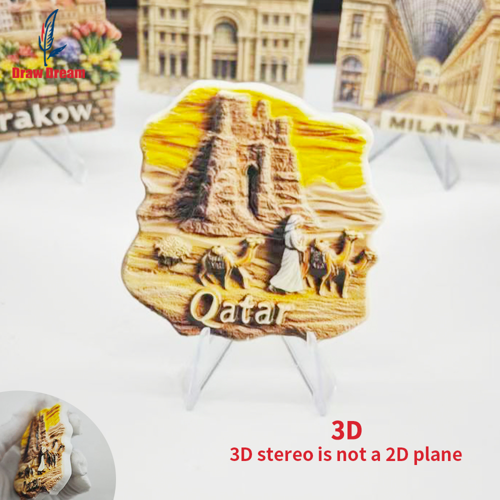 1Pc Qatar Refrigerator Magnet  - Home Office Qatar avis et prix