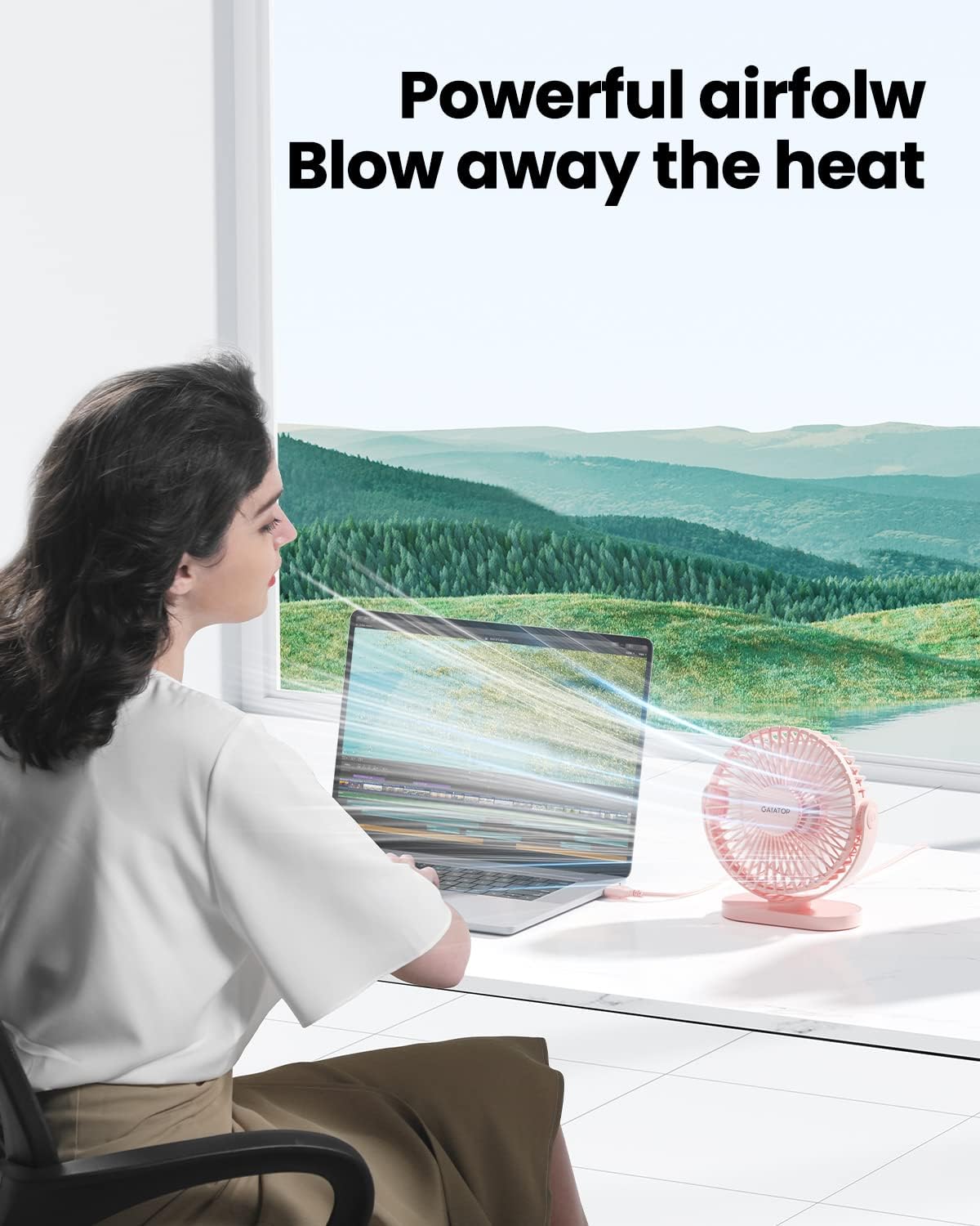 Mini USB Desk Fan 5.5 Inch, Qu - Usb Desk Fan avis et prix