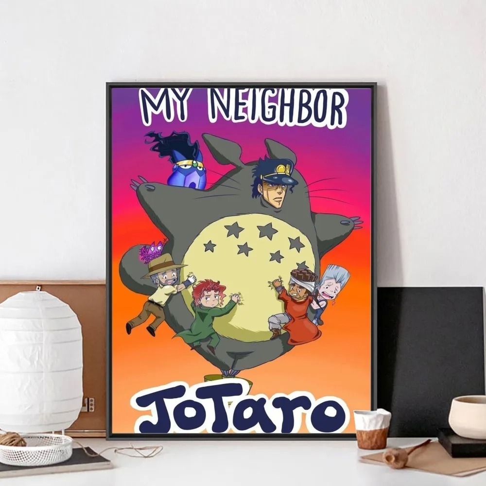 Modern Unframed Funny Anime Po - Home Office Minimalist avis et prix